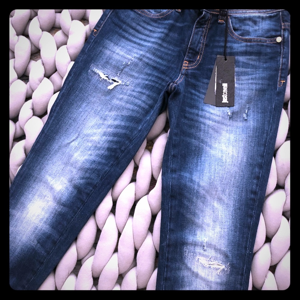Just Cavalli distressed jeans